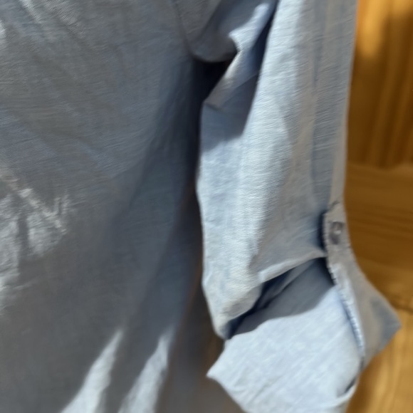 PROTOTYPE 6 BUTTON DOWN BLUE BLOUSE WORN ONCE - Picture 10 of 12